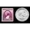 Women's Right To Vote Susan B. Anthony Stamp and Coin Black 8" x 10" Frame